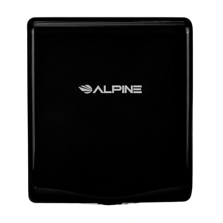 ALPINE INDUSTRIES Willow Commercial Black High Speed Automatic Electric Hand Dryer 405-10-BLA